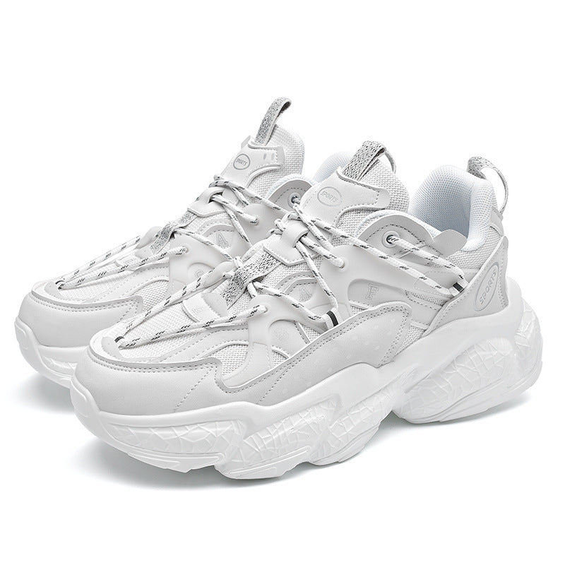 Ins Super Fire Paris Old Shoes Men And Women Trend Korean Version Of The Wild Net Red Putian Poisonous Thick-soled Casual Sneakers