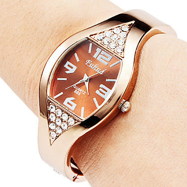 Diamond ladies bracelet watch