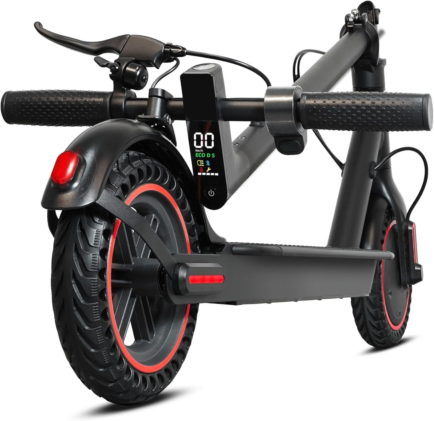 Convenient Electric Scooter For Commuting, 8.5-inch Tires With A Maximum Speed Of 15Mph And A 350W Motor, With A Range Of 19 Miles. Foldable Electric Scooter Controlled By Anapplication Program