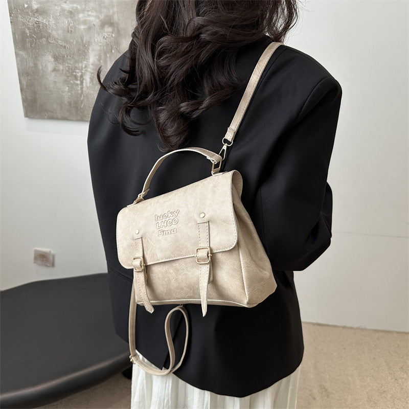 Simple Western Style Crossbody Backpack For Women