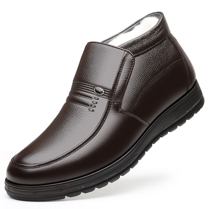 Winter high-tops and velvet men's shoes