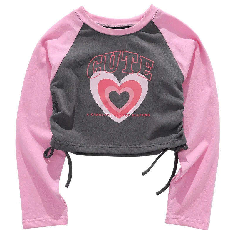 Child Hiphop Style Rapper Clothes Set Kids Hip Hop Long Sleeve T-shirt + Jeans Streetwear Accessory Boy Girl Dance Costume Suit