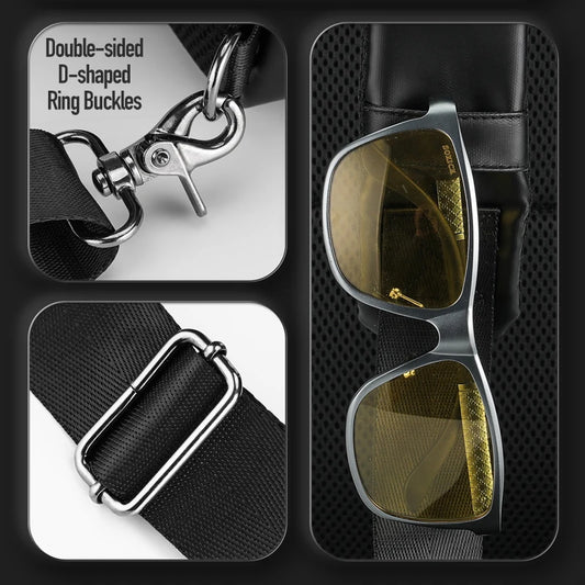 Waterproof Men's Chest Sling Bag Lightweight Crossbody Bag with Anti-Theft Pocket, Travel Shoulder Backpack for Daily Outdoor