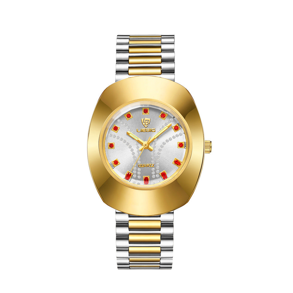Fashion Waterproof Quartz Watch Gold
