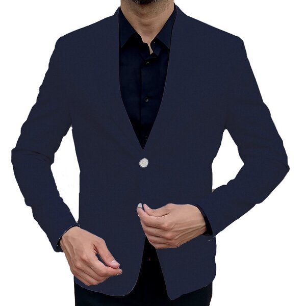 Business Casual Printing Fashionable Jacket Men