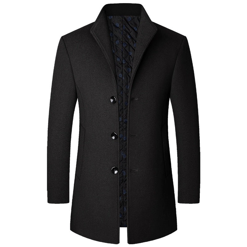 Autumn And Winter Casual Woolen Coat Men