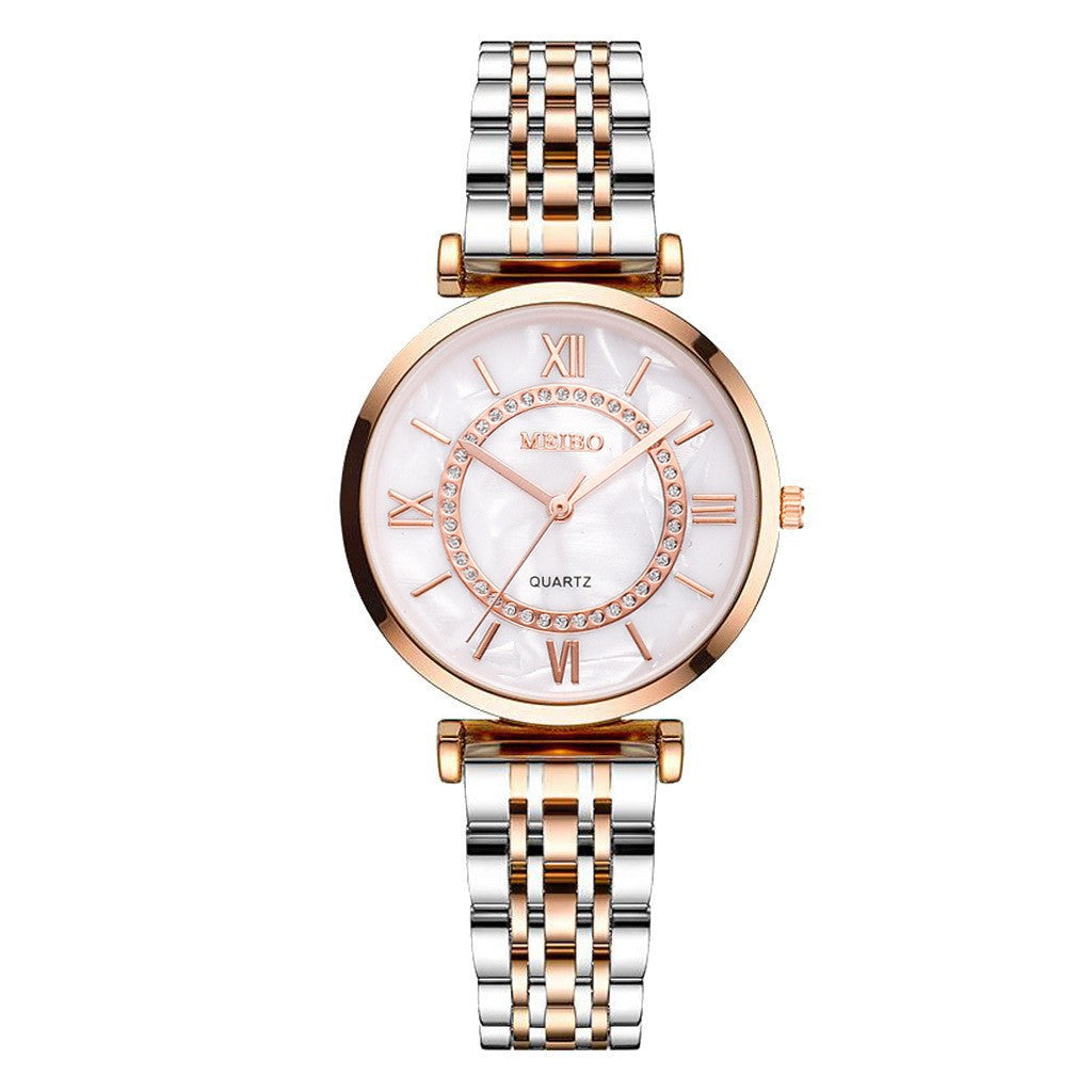 Stylish Graceful Simple Gold Quartz Watch