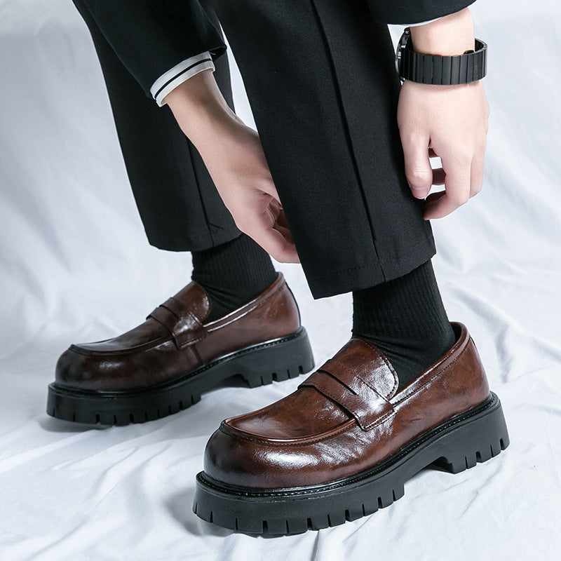 British Style Business Formal Wear Leisure Slip-on Trendy Shoes