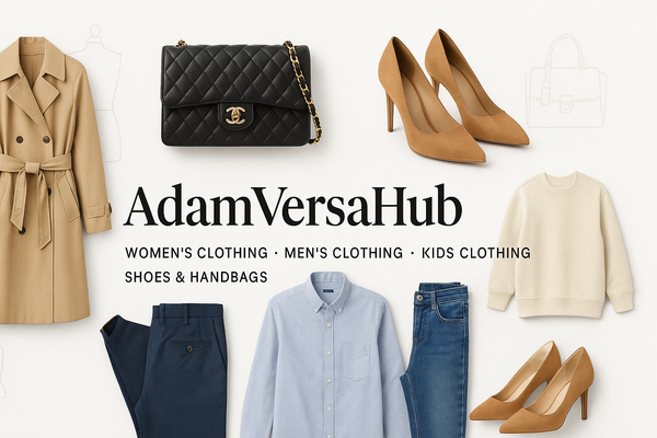 AdamVersaHub Fashion Store Social Banner