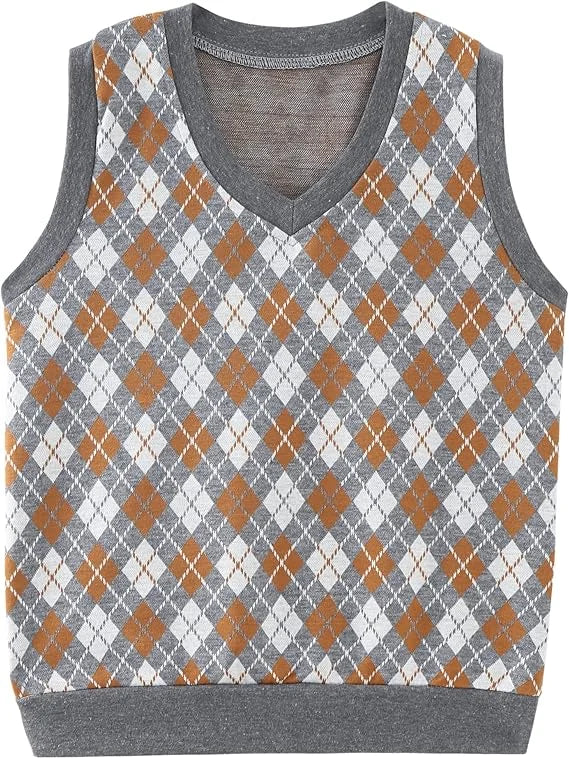 Boys 100 Days of School Grandpa Costume Set For 3-12yr Boys Old Man Costume Vest Hat Accessories Halloween Dress up Fancy Outfit