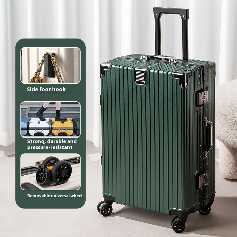 Suitcase Large Capacity Aluminium Frame Luggage