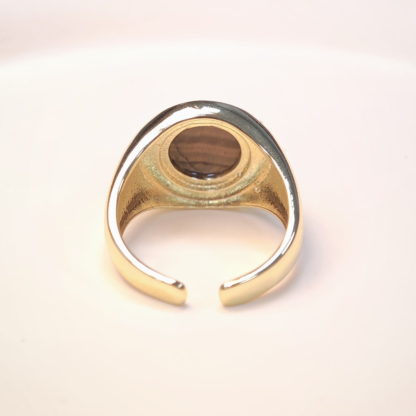 Retro Europe And America Tigereye Ring Fashion Elegant Women