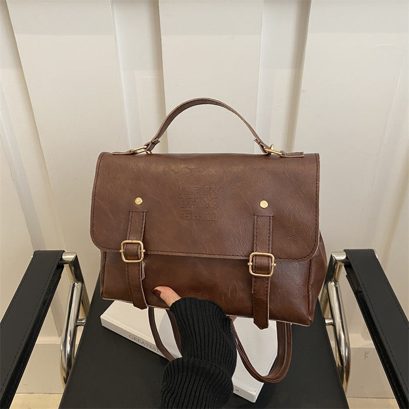 Simple Western Style Crossbody Backpack For Women