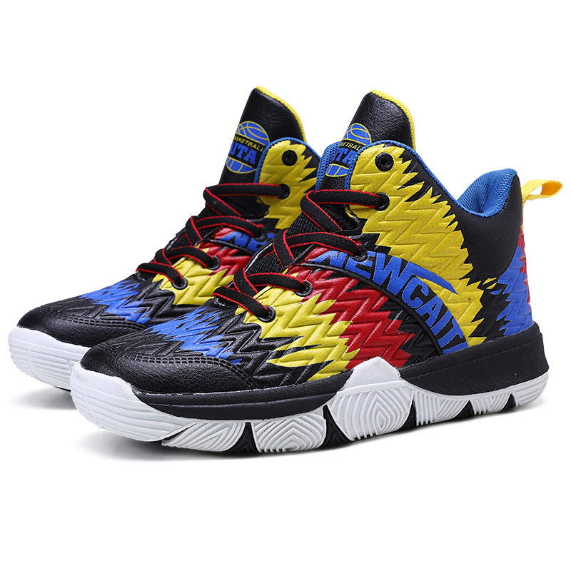Camouflage Children's High-top Sneakers Outdoor Sports Shoes Actual Basketball