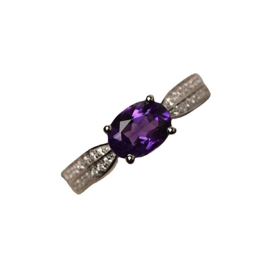 Inlaid Jewel Ring Fashion Women's Holiday Ring