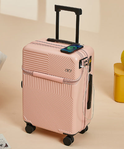 US Multi-functional Front Fastening Luggage Large Capacity
