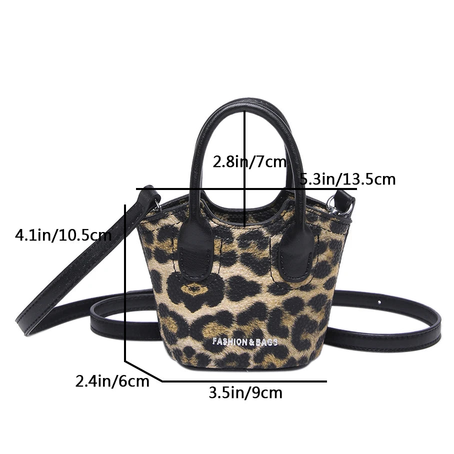 Super Mini Crossbody Bag For Women Fashion Casual Sling Bag Lady Girls Versatile Zipper Messenger Bag Bucket Handbag Mini