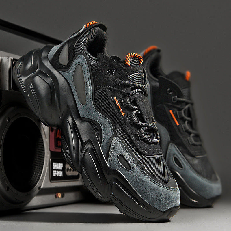 Ins Super Fire Paris Old Shoes Men And Women Trend Korean Version Of The Wild Net Red Putian Poisonous Thick-soled Casual Sneakers