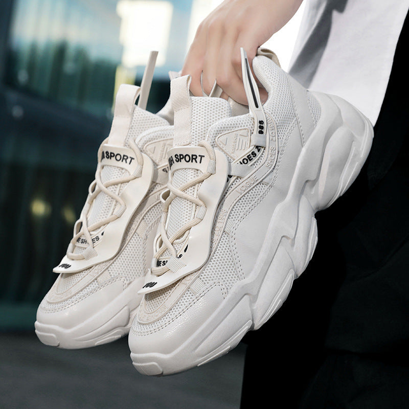 Ins Super Fire Paris Old Shoes Men And Women Trend Korean Version Of The Wild Net Red Putian Poisonous Thick-soled Casual Sneakers