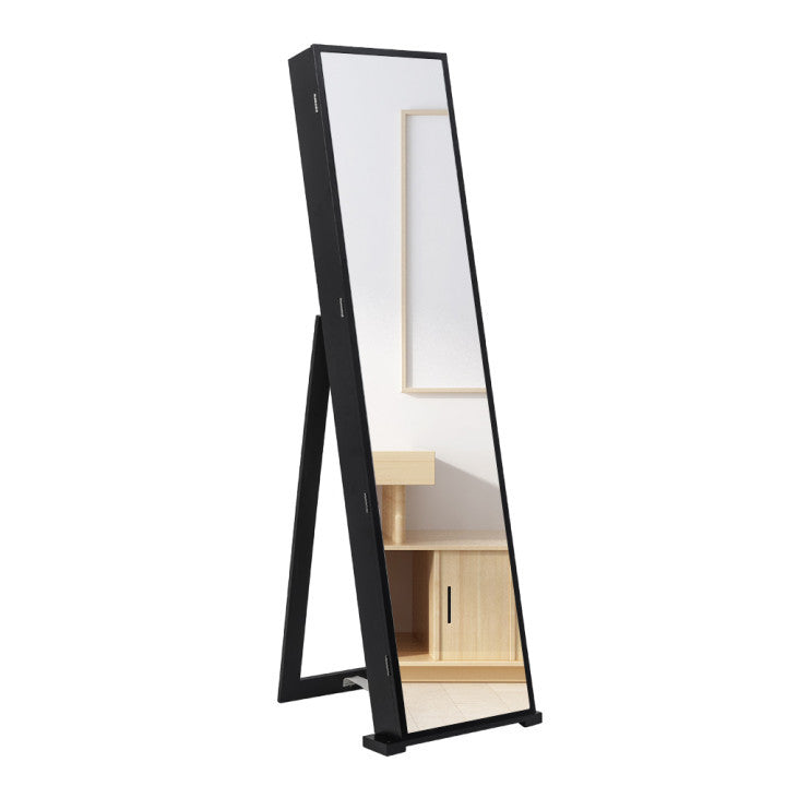Upright Jewellery Cabinet With Long Mirror