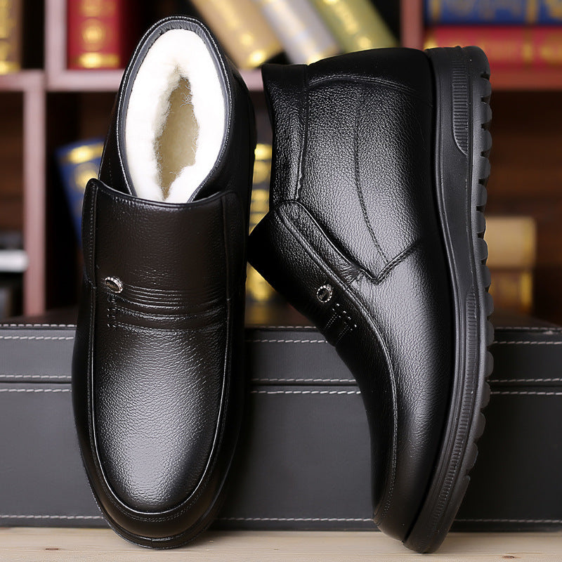 Winter high-tops and velvet men's shoes