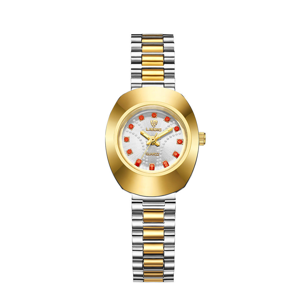 Fashion Waterproof Quartz Watch Gold