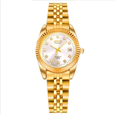 Yellow gold business watch