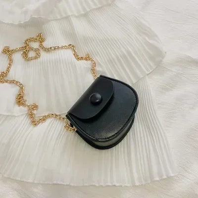 New Mini Women Shoulder Bag Coffee Black Yellow Small Crossbody Bags Fashion Earphone Lipstick Storage Bag