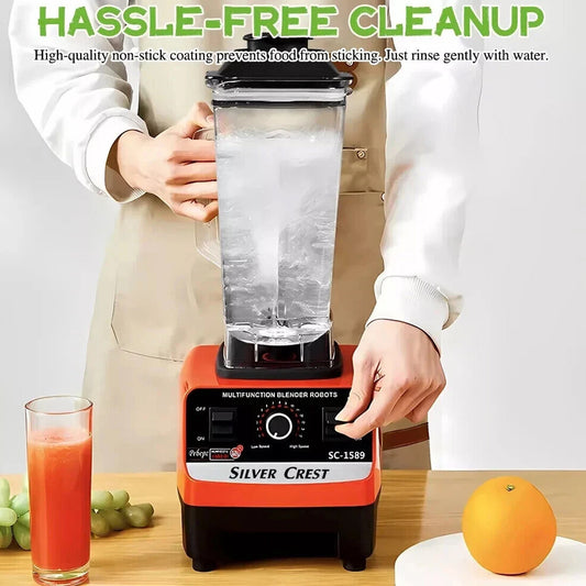 4500W Multifunctional Blender Food Processor Smoothie Juicer Ice Crusher 2 Jugs