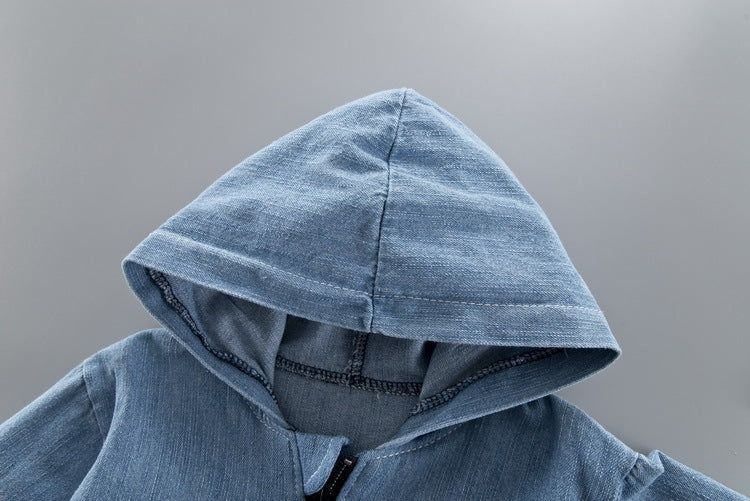 Denim Three-piece Set Children Clothes Suit