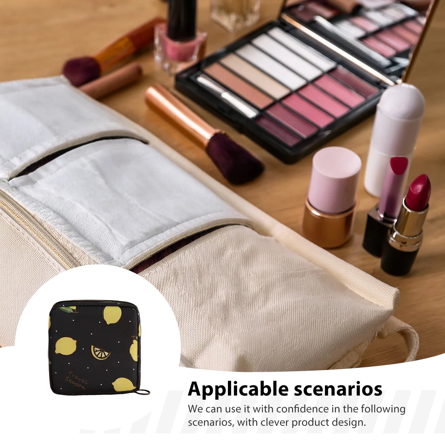 Portable Period Bag for Women Feminine Menstruation Holder Pouch Suitable for Sisters Daughters