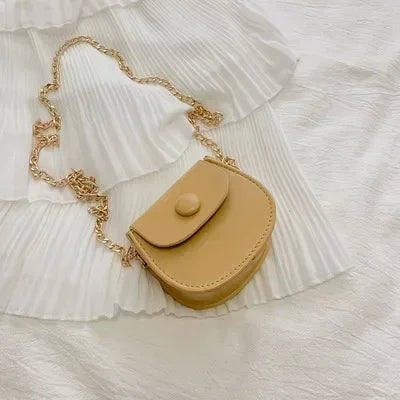 New Mini Women Shoulder Bag Coffee Black Yellow Small Crossbody Bags Fashion Earphone Lipstick Storage Bag