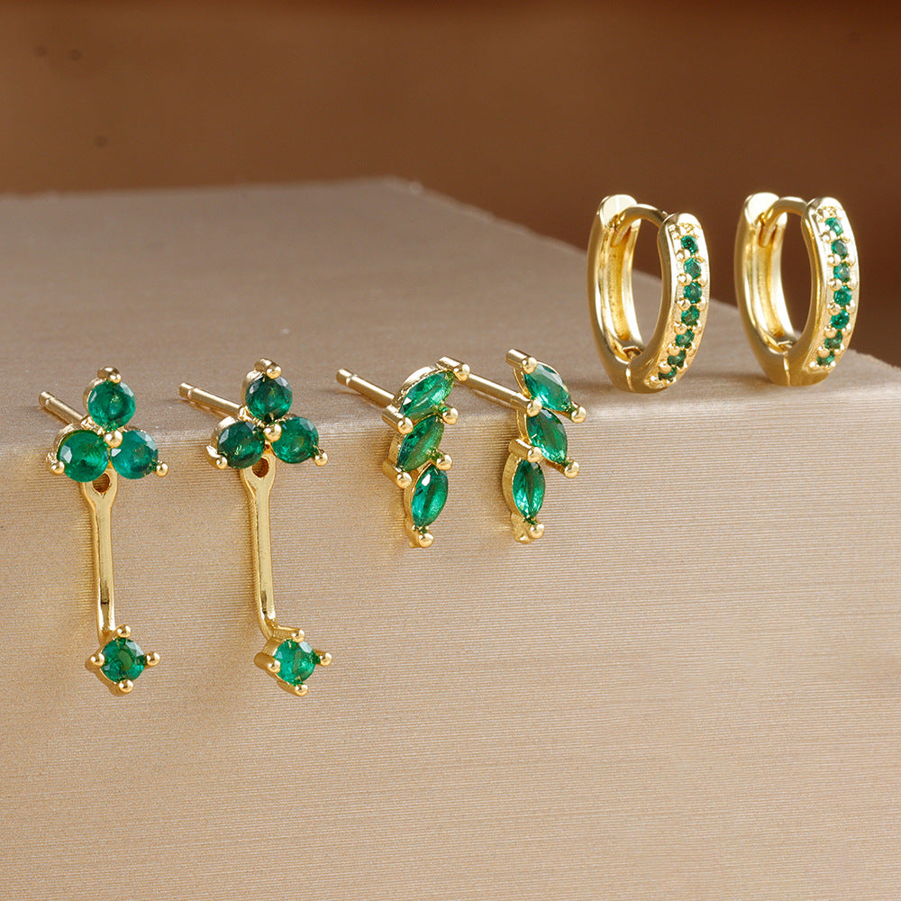 Ear Clip Copper Plated Real Gold Mori Style