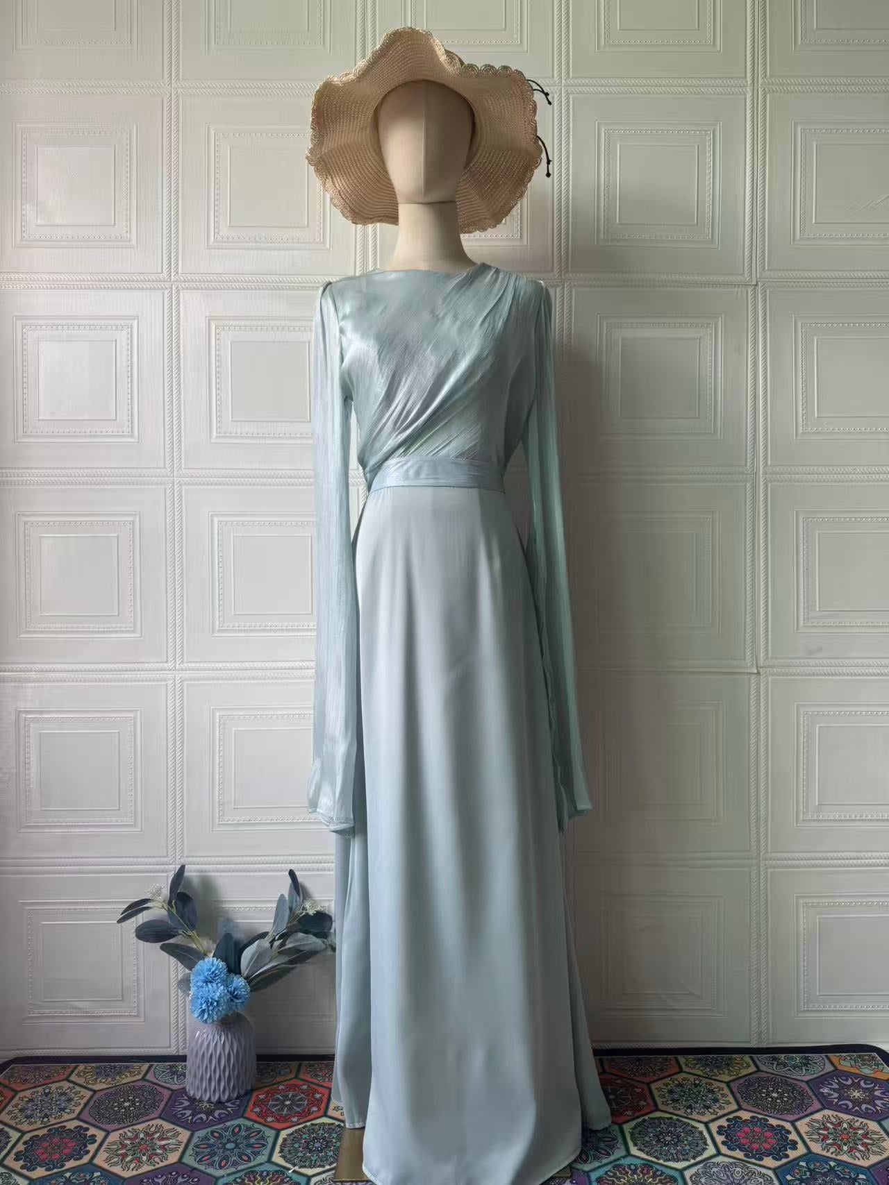 Polyester Long Sleeve Dress Dress Women