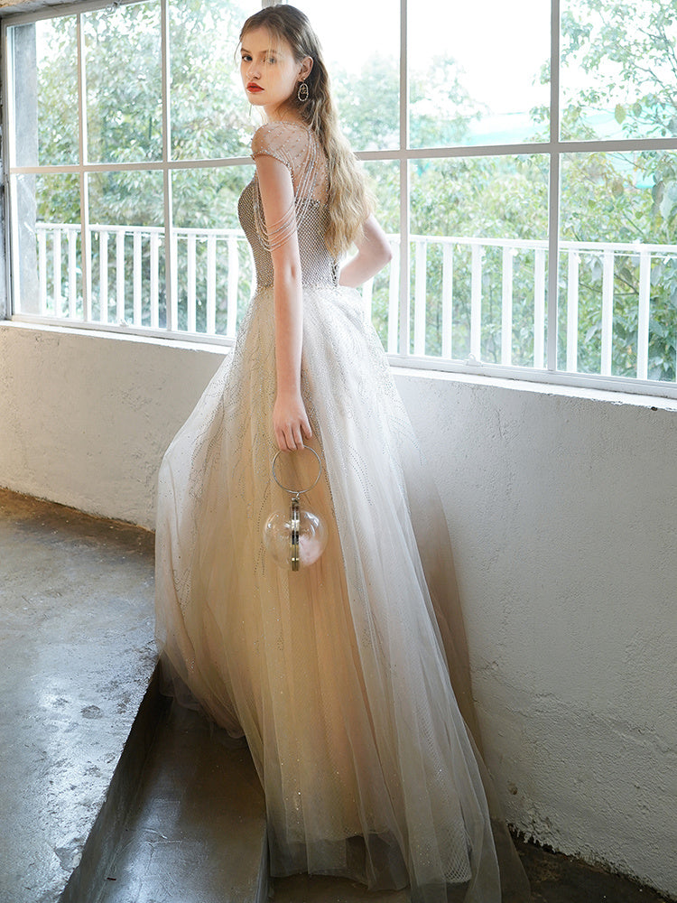 Women's High-end Heavy Industry Evening Dress Temperament