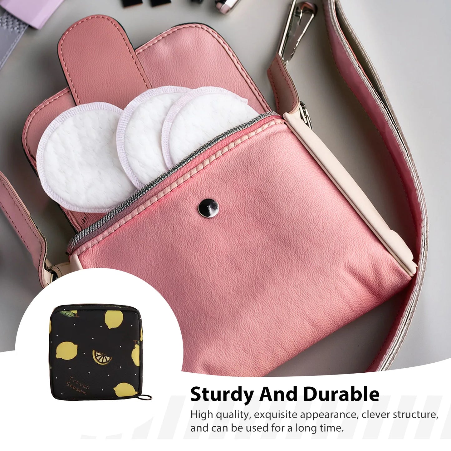 Portable Period Bag for Women Feminine Menstruation Holder Pouch Suitable for Sisters Daughters