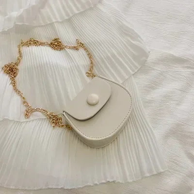 New Mini Women Shoulder Bag Coffee Black Yellow Small Crossbody Bags Fashion Earphone Lipstick Storage Bag