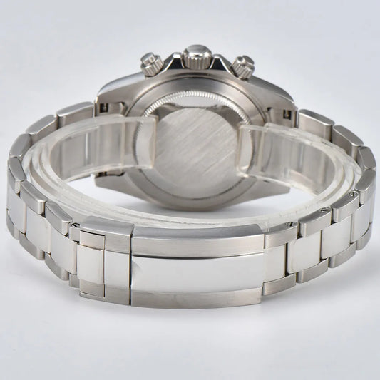 Business Watch for Men's Chronograph Sapphire glass VK63 Movement Digital dial luminous hands stainless steel men's watch vk63