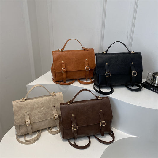 Simple Western Style Crossbody Backpack For Women